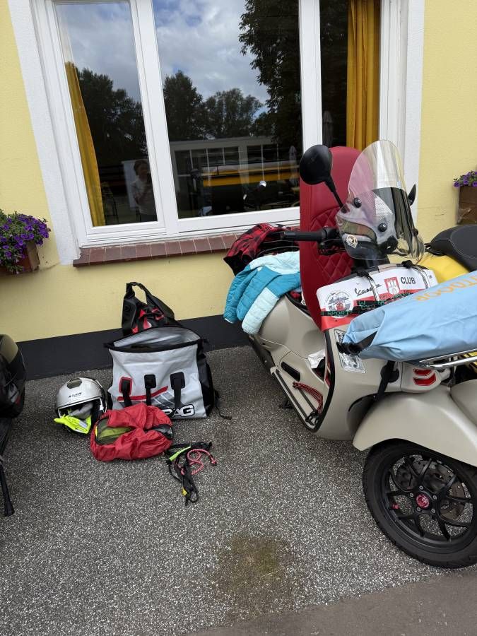 Das ganze Gepäck muss auch wieder mit zurück!!